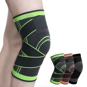 Fábrica Personalizado Ajustável Cotovelo Joelho Almofadas Compressão Manga Par Joelho Suporte com Alça - Product Image 1
