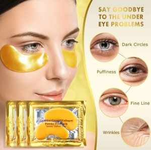 Parche de Hidrogel para Ojos de Oro de 24K para el Cuidado de la Piel Coreano Personalizado, Mascarilla de <span class=keywords><strong>Gel</strong></span> con Vitamina C y Colágeno para Aclarar Ojeras - Product Image 2