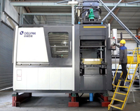 Machine de fonderie automatique de fonte ferreuse Quanzhou pour la production en ligne ouverte de blocs de moteur de voiture et de tambours de frein par moulage au sable