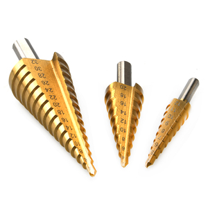 HSS Titan tráng 3 cái 4-12 4-20 4-32 bước khoan bit set1/4 ''Hex Shank M35 Cobalt khoan bit - Product Image 2