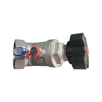 Vanne d'équilibrage manuelle en acier inoxydable 304 de type statique Navarch DN40, classe de pression PN20, contrôle de l'eau, OEM