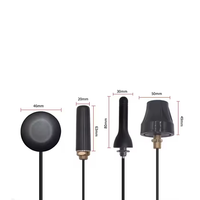 Petite antenne WiFi étanche 2.4GHz pour une utilisation en extérieur Installation à vis Toit de voiture Zigbee Antenne de toit de voiture