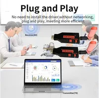 150m Wireless untuk Extender Video Transmitter & Receiver untuk Kamera STB/Laptop/Proyektor/TV Share (Tanpa Kemasan Retail)