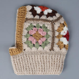 2025 sombreros <span class=keywords><strong>de</strong></span> pasamontañas <span class=keywords><strong>de</strong></span> <span class=keywords><strong>ganchillo</strong></span> hechos a mano coreanos para mujer, Jersey <span class=keywords><strong>de</strong></span> punto <span class=keywords><strong>de</strong></span> lana para otoño e invierno, gorros con capucha <span class=keywords><strong>y</strong></span> <span class=keywords><strong>cuello</strong></span> - Product Image 1