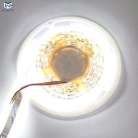 Lampu Strip LED SMD 2835 Harga Murah IP22 8mm/5mm Tiga Warna Papan Die Cutting dengan Braket Tembaga Bodi PVC