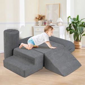 Blocs de mousse personnalisés pour enfants en bas âge, 6 pièces, aire de jeux intérieure, équipement de jeu souple pour bébé, salle de sport d'escalade, fabriqué pour les enfants, escalade souple - Product Image 4