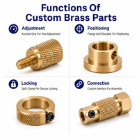 Piezas Mecanizadas de Latón CNC Personalizadas, Componentes Torneados de Alta Precisión para Válvulas de Plomería, Conexiones Neumáticas, Conectores de Instrumentos