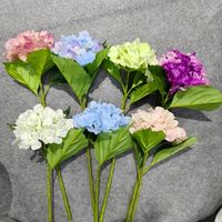 Hoogwaardige real touch latex hortensia bloemen met kleurovergang voor bruiloft, thuis, tafelvaas decoratie en bloemstukken