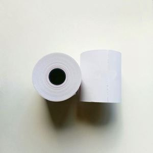 Papier thermique pour caisse enregistreuse en gros, 100% pâte de bois, 50 g/m², 80x60 mm - Product Image 2