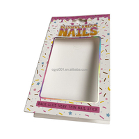 ZJ-099 Boîte d'emballage pour ongles en carton blanc personnalisable avec logo, pour cosmétiques, fabriquée en Chine