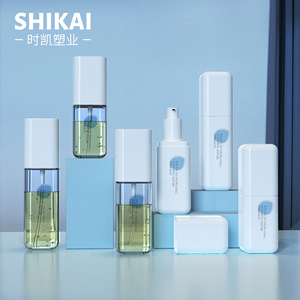 Nhà Sản Xuất Bán Buôn Màu Hồng Vuông Trong Suốt Mist Spray Chai 80Ml 100Ml 120Ml <span class=keywords><strong>Pet</strong></span> Nhựa Cơ Thể Lotion Chai Với Bơm - Product Image 4