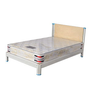 Vente en gros bon marché Cadre de <span class=keywords><strong>lit</strong></span> en métal pour lits jumeaux blancs Cadre en <span class=keywords><strong>fer</strong></span> <span class=keywords><strong>forgé</strong></span> <span class=keywords><strong>Lit</strong></span> en métal pour lits jumeaux - Product Image 3