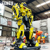 Özelleştirilmiş Gengu Dino Çelik Animatronik Robot Model Simülasyon Robot Adamı İç/Dış Mekan Kullanımı İçin