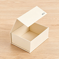 Boîte cadeau de luxe personnalisée pliable pour bouteille d'eau, en carton rigide grand format avec papier métallisé et couvercle magnétique