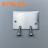 Kit de lames de raclage en acier inoxydable pour Bambu Lab X1, P1, A1 Series, P2S, X2D, X1C, P1P, 2 pièces, avec vis autotaraudeuses à embout plat et à six pans creux