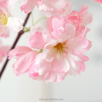 Bunga Sakura Buatan Sutra 3D Cetak Khusus Tahan Air, Properti Fotografi Pernikahan & Rumah untuk Hari Ibu & Natal