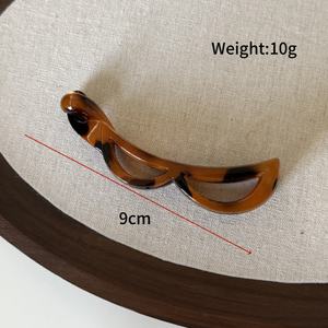 Pinces à cheveux vintage en acrylique pour femmes, grandes et épaisses, accessoires pour cheveux - Product Image 3