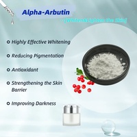 Bahan Baku Alpha Arbutin Bubuk Murni Pemutih Kulit 99% Kelas Kosmetik Alpha Arbutin Bubuk