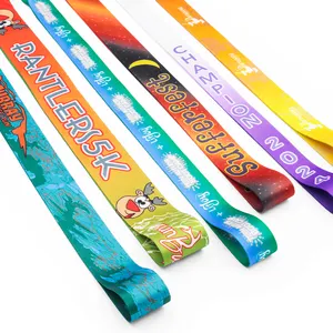 Custom Logo Competitive Price Flower Lanyard Sustainable Positioning Aviation Polyester Shoulder Lanyard For Medal