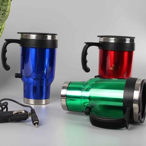 Green Stainless Steel Travel Tumbler With Car Charger Cable Double Wall Vacuum Insulated For Hot Cold Drinks - Product Image 4