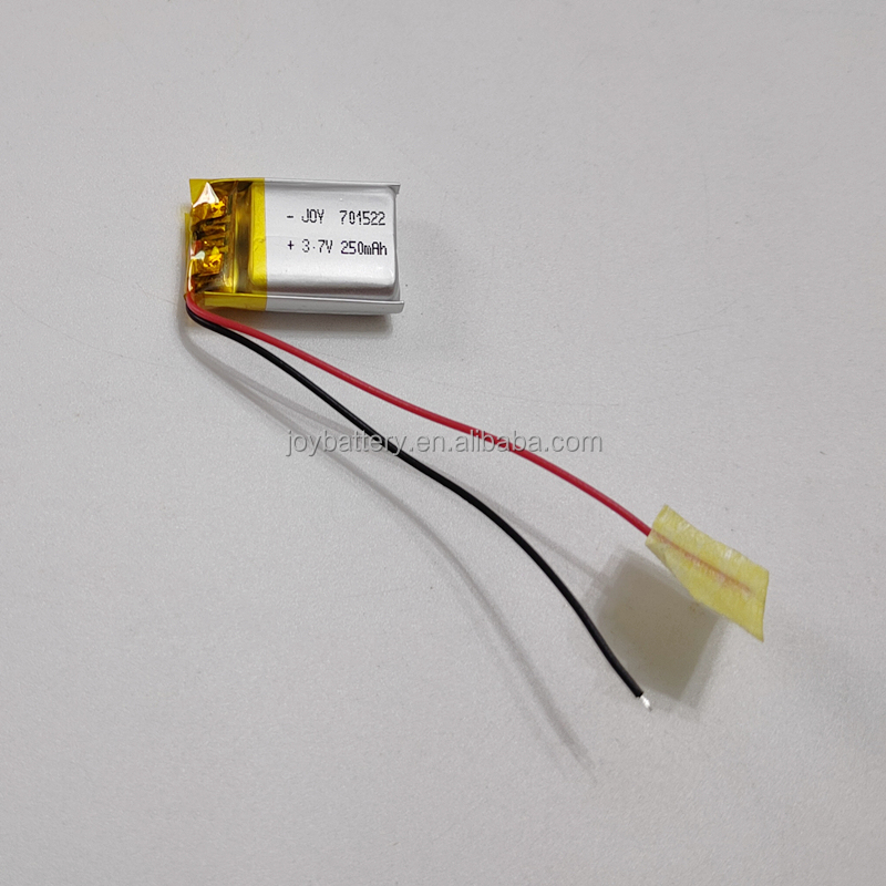 充電式リチウムポリマー電池 701520 701522 3.7V 250mAh リチウム
