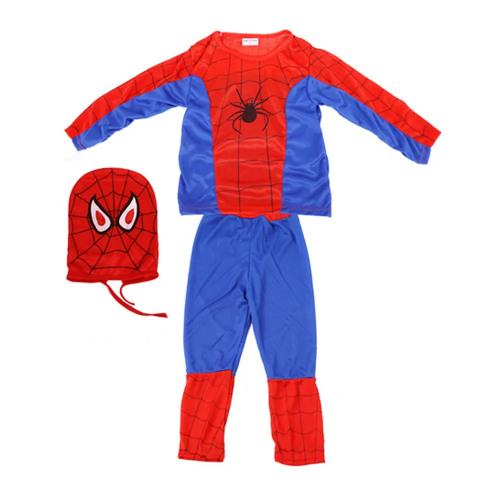Spider Costume for Kid Boy Girl Cosplay Dress up Hero Super Power Cartoon Movie Character Game Themes Party Clothes Halloween