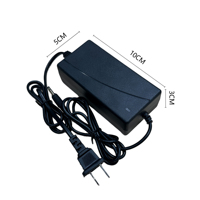 Chargeur de batterie 100-240V 50/60Hz, sortie 8.4V 1.8A 2A, adaptateur Li-ion, unité de charge à branchement DC, pour ordinateur portable, appareil photo, 20W max.