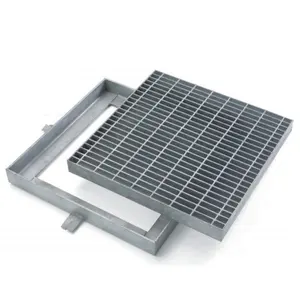 Ventilation floor grates Channel drain grate Non serrated grates supplier