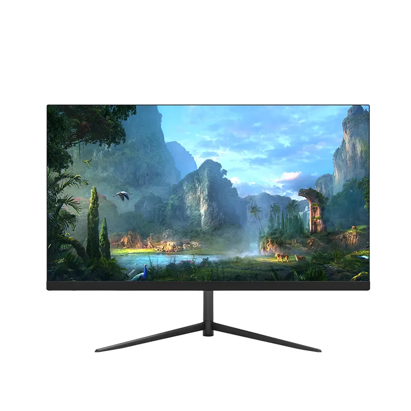 Toptan bilgisayar monitörü 27 inç 144hz 2K düz oyun monitörü posta geniş ekran 21.5 24 27 inç LCD monitör