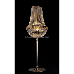 Lampadari da <span class=keywords><strong>Tavolo</strong></span> Rotondi Altezza 110CM, Centrotavola Dorati per Matrimoni e Decorazioni per Feste - Product Image 5