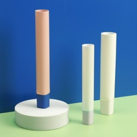 Tube souple et fin en plastique unique avec capuchon carré pour crème contour des yeux et brillant à lèvres, 15-20 ml, vente en gros, personnalisable