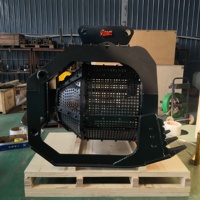 Séparateur à tambour rotatif REBET, direct usine, avec tambour rotatif à 360 degrés pour excavatrice de 5 à 35 tonnes, pour le remplissage de conduites