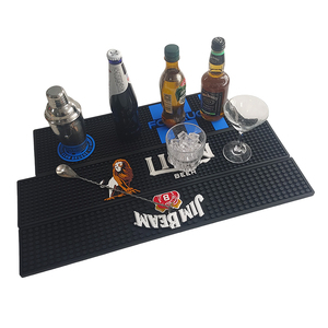 Custom Logo PVC Silicone <b>Bar</b> <b>Mat</b> Rubber <b>Bar</b> Runner Spill <b>Mat</b> Drip Tray Beer <b>Mat</b> Pub Rail <b>Mat</b> Non Slip Service <b>Mat</b> Countertop Pad - Product Image 5