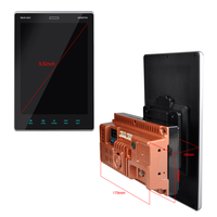 Bosstar 9.5 pouces universel voiture vidéo écran Vertical voiture stéréo panneau de réglage Wifi 2din Radio Android voiture lecteur Dvd