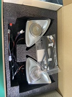 Lampu Ambient Berkualitas Tinggi Cocok untuk Mercedes-Benz S-Class (W223) 2021-2023, Ventilasi Udara Depan dan Belakang, Tweeter 4D Berputar