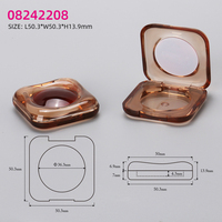 OMI 3g étui individuel en plastique recyclable 5mm conteneur de maquillage vide ombre à paupières Mini étui à poudre compact dégradé Blush cosmétique