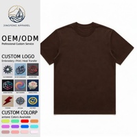 Maßgeschneidertes Herren-T-Shirt aus 250GSM Kompakt-Gesponnener 100% Pima-Baumwolle, Schweres Gewicht, Lässiger Oversized-Schnitt, Großhandel Blanko