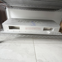Boîtier en tôle d'aluminium à haute conductivité thermique pour amplificateur de puissance, montage en rack, équipement audio, logo personnalisé