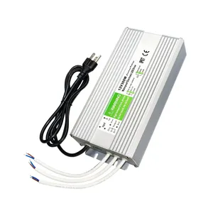 Disesuaikan standar Amerika standar Eropa standar Inggris dengan plug 12v24v60w80w300w400w tahan air switching power supply