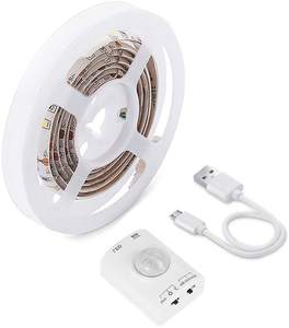 Bande <span class=keywords><strong>lumineuse</strong></span> LED Rechargeable avec détecteur de mouvement pour armoire, comptoir de <span class=keywords><strong>cuisine</strong></span>, <span class=keywords><strong>étagère</strong></span> - Product Image 2