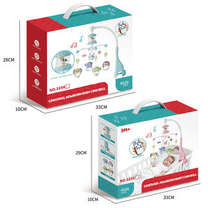 Juguete Musical Giratorio de Plástico BaoHan <span class=keywords><strong>para</strong></span> <span class=keywords><strong>Cuna</strong></span> de Bebé, Silla Mecedora con Tonos, Proyección de Luz, Control Remoto, Soporte <span class=keywords><strong>para</strong></span> <span class=keywords><strong>Cuna</strong></span> - Product Image 4