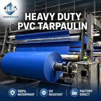 Bâche PVC Industrielle Robuste, Imperméable, Ignifuge, avec Œillets Renforcés, Anti-Déchirure, Anti-UV, pour Extérieur