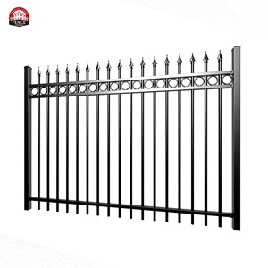 Panneau de clôture de jardin en acier galvanisé à chaud et thermolaqué, écologique, décoratif, en métal, styles classiques, modernes et traditionnels - Product Image 1