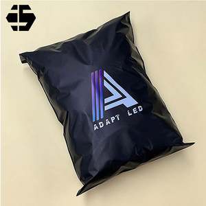 Bolsa de Correo Negra 100% Compostable, Logotipo Personalizado, Sellado Adhesivo Fuerte, Bolsas de Envío Impermeables, Bolsa de Envío Ecológica - Product Image 3