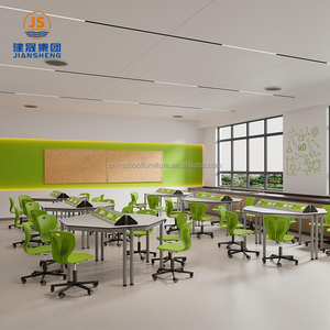 Trường sinh học phòng thí nghiệm bàn làm việc hình lục giác phòng thí nghiệm đồ nội thất phòng thí nghiệm bàn ghế - Product Image 2