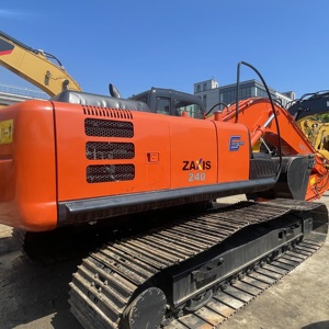 รถขุดไฮดรอลิกแบบตีนตะขาบ HITACHI ZX240 รุ่นปี 2020 ขนาด 24 ตัน พร้อมเครื่องยนต์ Isuzu ปั๊มและมอเตอร์ สำหรับงานก่อสร้าง - Product Image 2