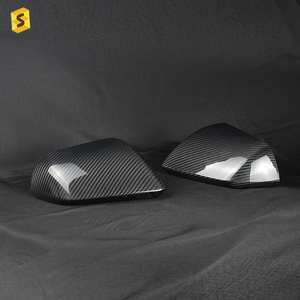 Real Carbon Fiber for 2015-2023 Rearview <b>Mirror</b> Cover Real Carbon Fiber Exterior Accessories - Product Image 6