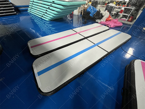 6m/8m/10m/12m/15m/<span class=keywords><strong>20m</strong></span> piste d'air gonflable usine de gymnastique Logo personnalisé tapis de culbutage sol d'air <span class=keywords><strong>Airtrack</strong></span> - Product Image 4