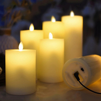 Rauchfreie LED-Flach lade kerze
