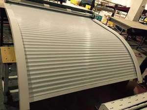 Nước bằng chứng Con lăn cửa chớp cán cửa chớp hiện đại dọc ván ép trường hợp An Ninh kim loại cửa chớp tùy chỉnh kích thước 5 năm CN; zhe - Product Image 3